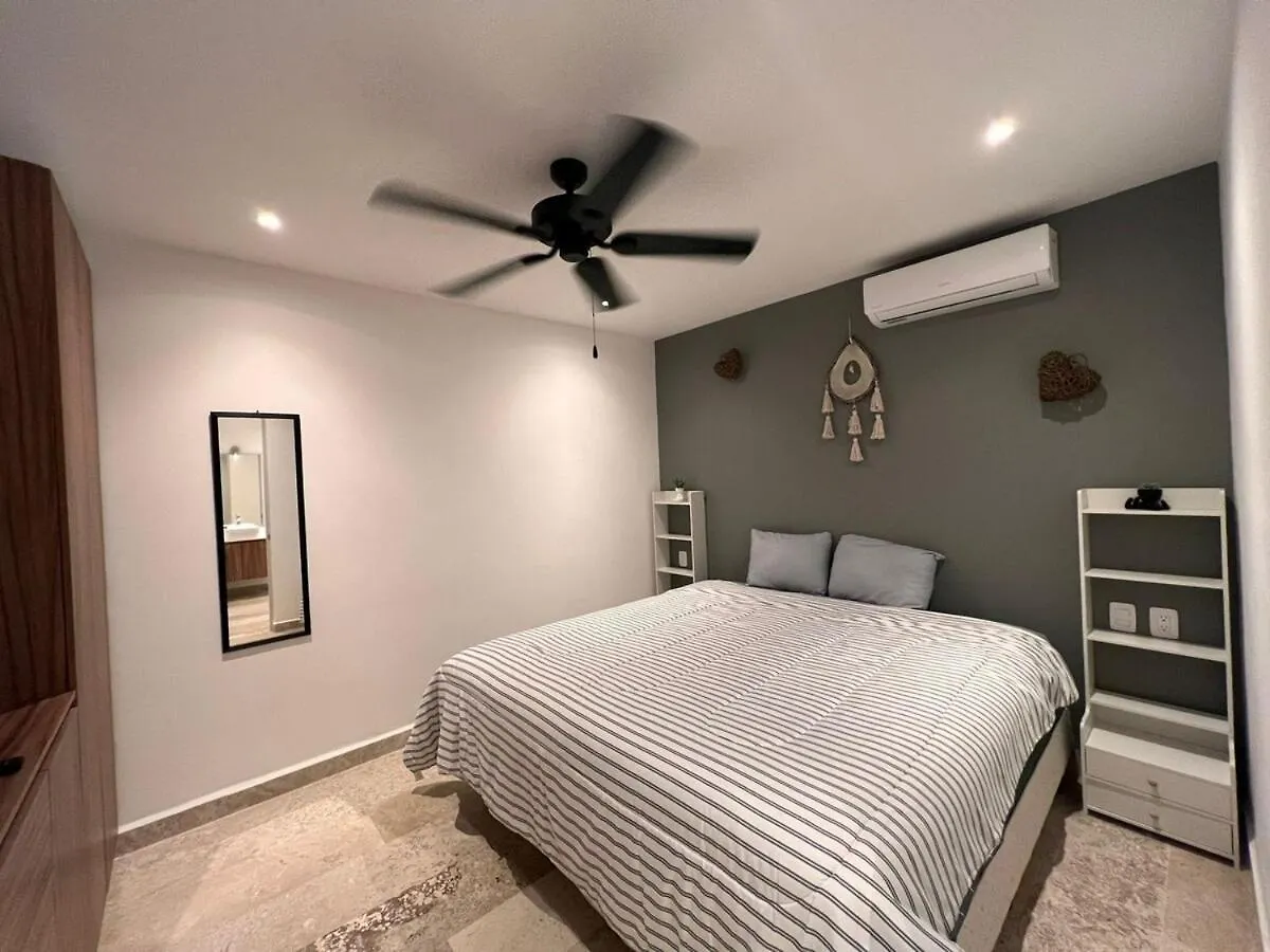Tulum-Onebedroom-Fastwifi-Pooltable-Privatetub Apartman Tulum