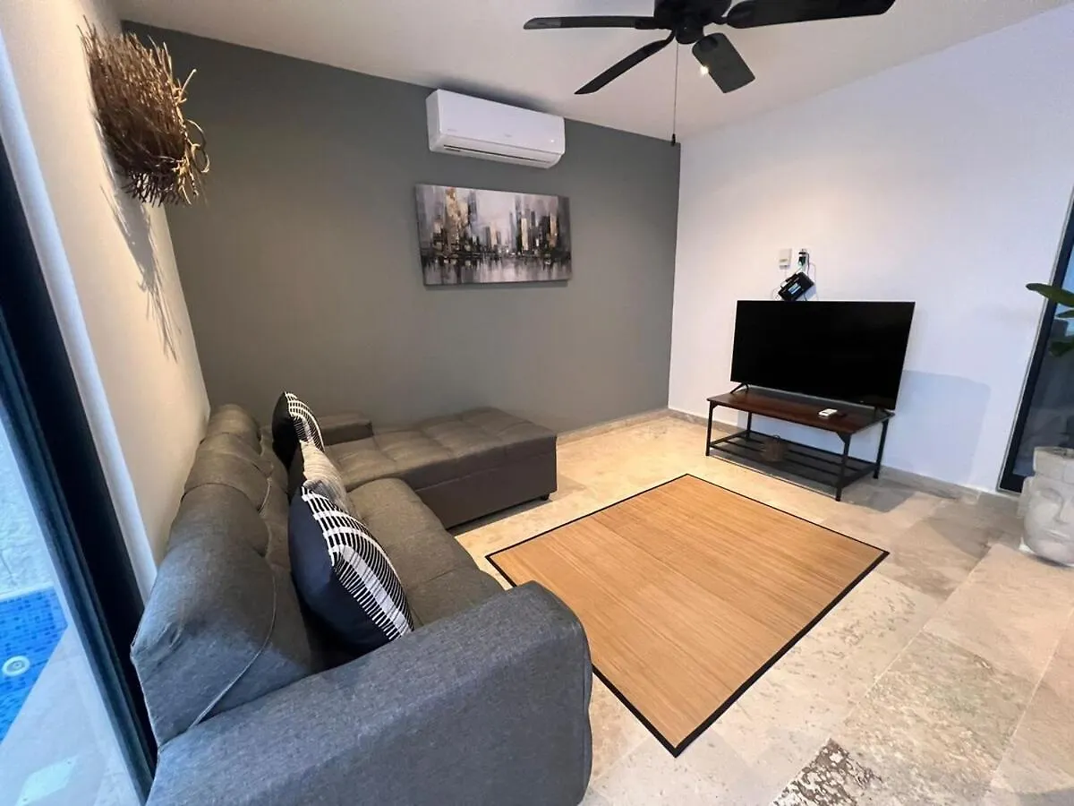 Tulum-Onebedroom-Fastwifi-Pooltable-Privatetub Apartman